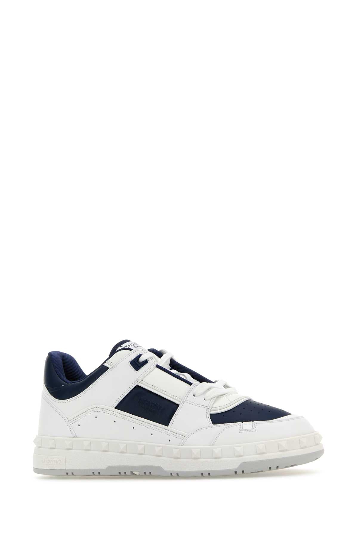 VALENTINO GARAVANI Two-tone Leather Freedots Sneakers for Men