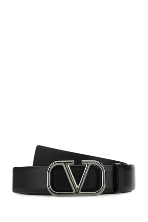 VALENTINO GARAVANI VLogo Signature Mini Leather Belt for Men