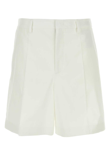 VALENTINO GARAVANI Minimalist Cotton Bermuda Shorts for Men