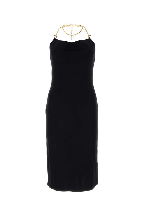 BOTTEGA VENETA Chic Black Viscose Blend Dress