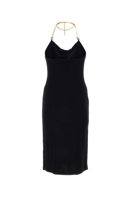 BOTTEGA VENETA Chic Black Viscose Blend Dress