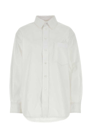 BOTTEGA VENETA Classic White Oxford Shirt for Women