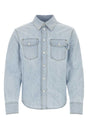 BOTTEGA VENETA Classic Light-Blue Denim Shirt for Men