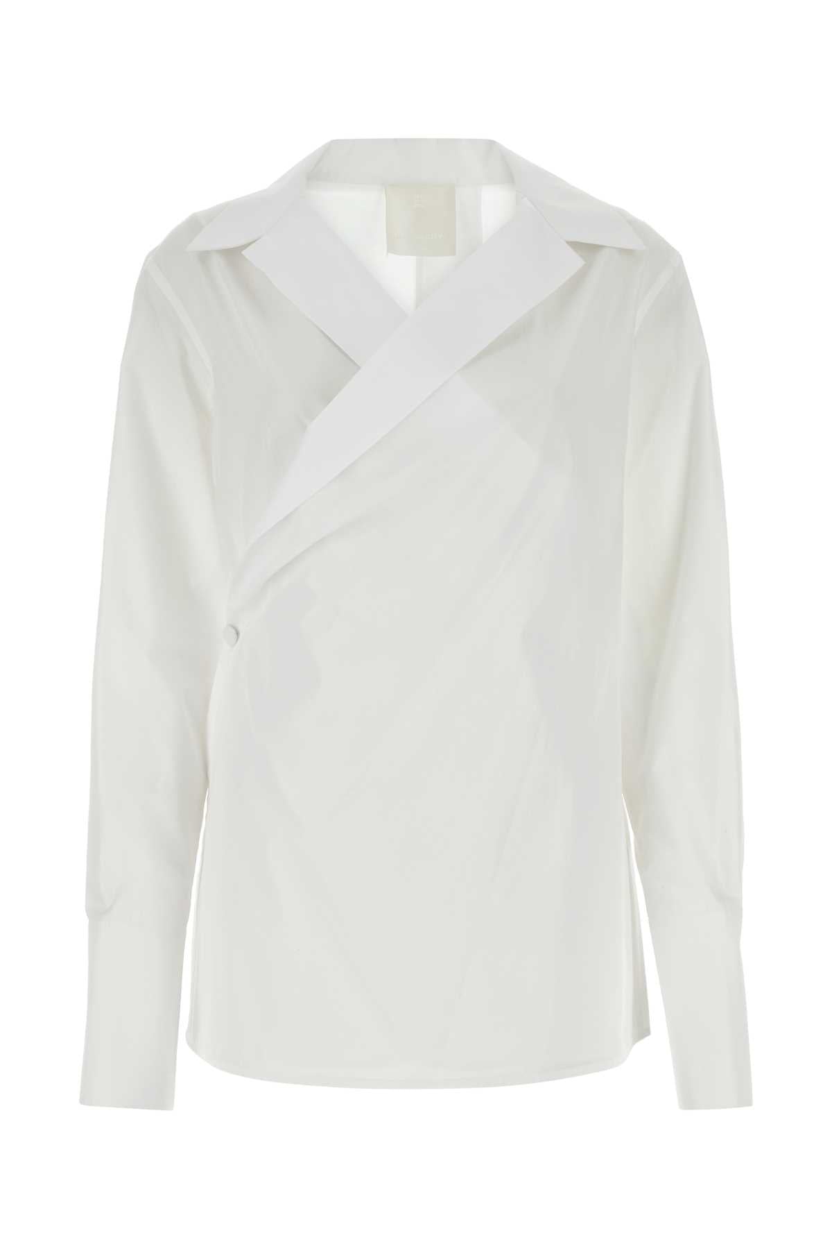 GIVENCHY Classic White Poplin Shirt for Women