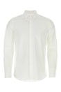 VALENTINO GARAVANI Classic Tailored White Popeline Shirt for Men