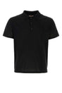 VALENTINO GARAVANI Classic Black Cotton Polo Shirt for Men - 24S Collection