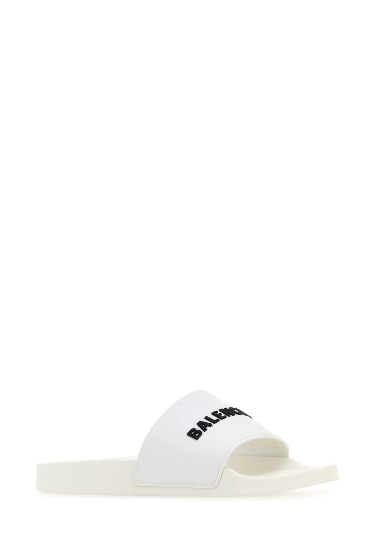 BALENCIAGA Rubber Pool Slippers for Men