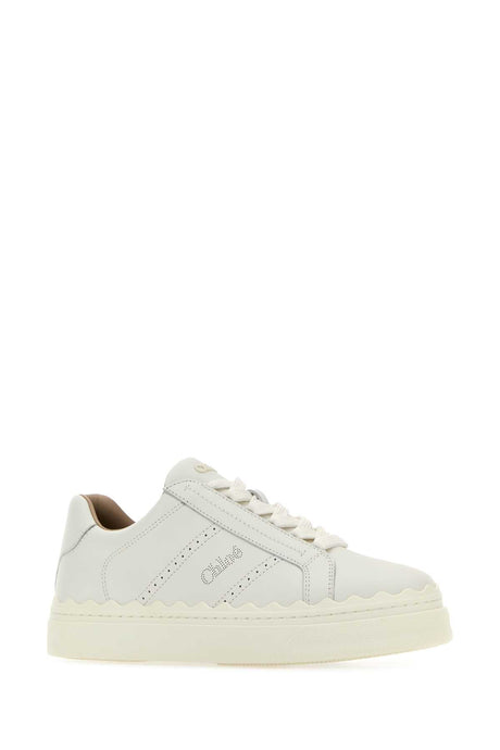 CHLOE Elegant Leather Lauren Sneakers for Women