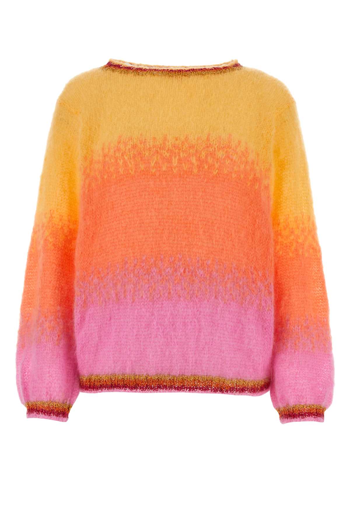 ROSE CARMINE Multicolor Mohair Blend Sweater