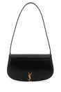 SAINT LAURENT Elegant Mini Black Leather Shoulder Handbag