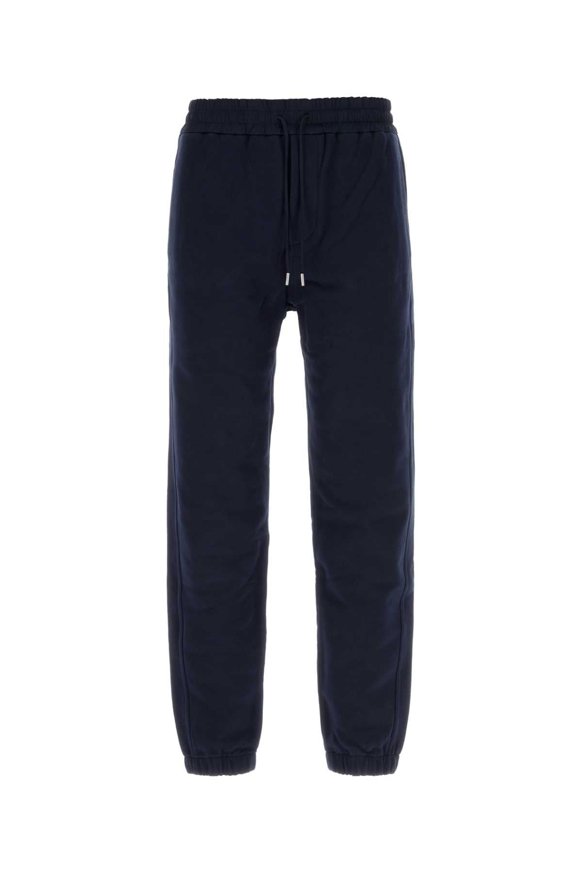 SAINT LAURENT Cotton Joggers for Men - Dark Blue