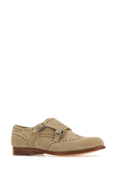 CHURCH'S Suede Monk Strap Shoes for Women