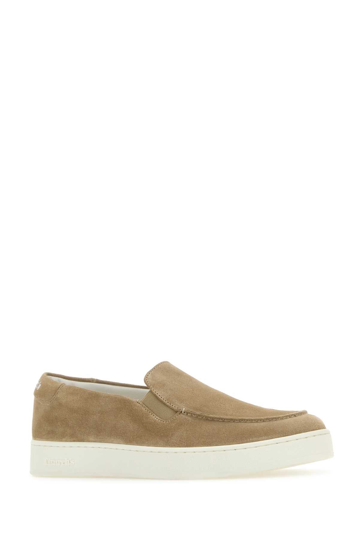 CHURCH'S Cappuccino Suede Longton 2 Slip-Ons for Women