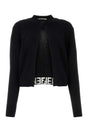 FENDI Chic Black Viscose Blend Cardigan