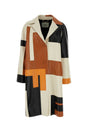 FENDI Multicolor Nappa Leather Overcoat for Women