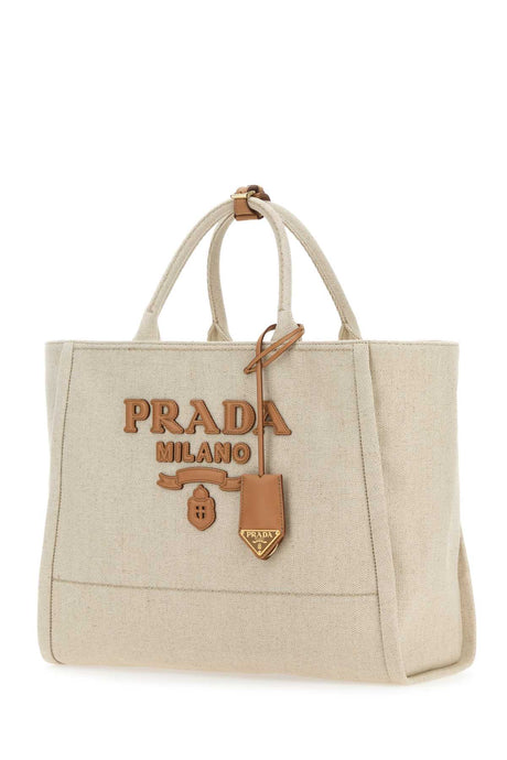 PRADA Stylish Canvas Shopping Handbag - 39x30x16 cm