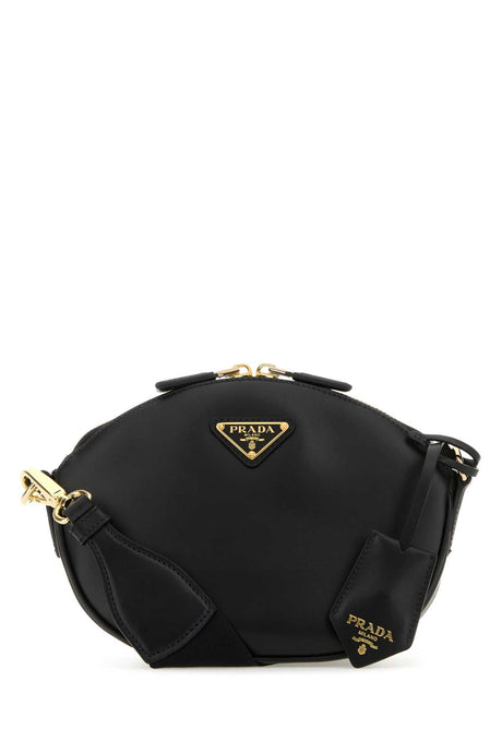 PRADA Mini Black Leather Crossbody Handbag