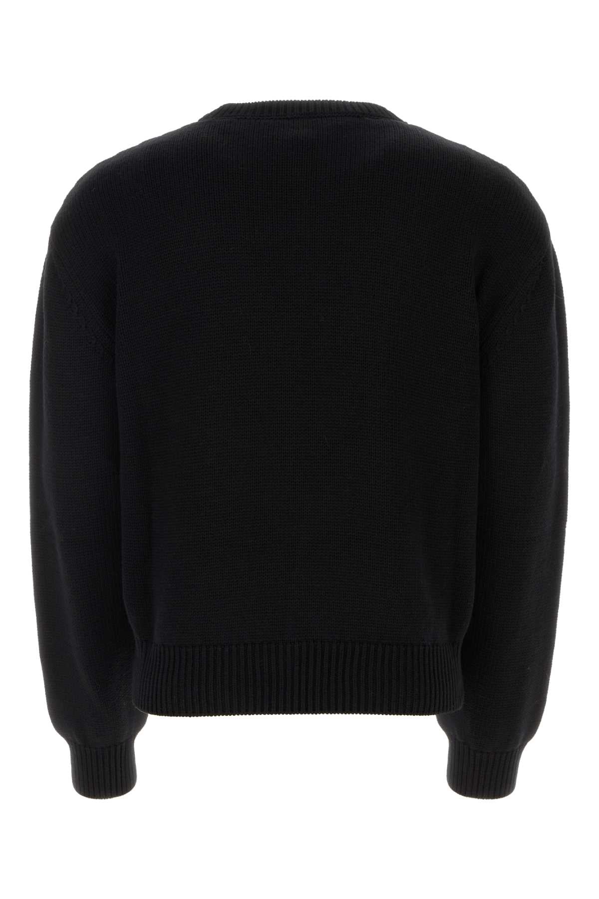 DSQUARED Black Wool Blend Sweater for Men - Cozy Knitwear