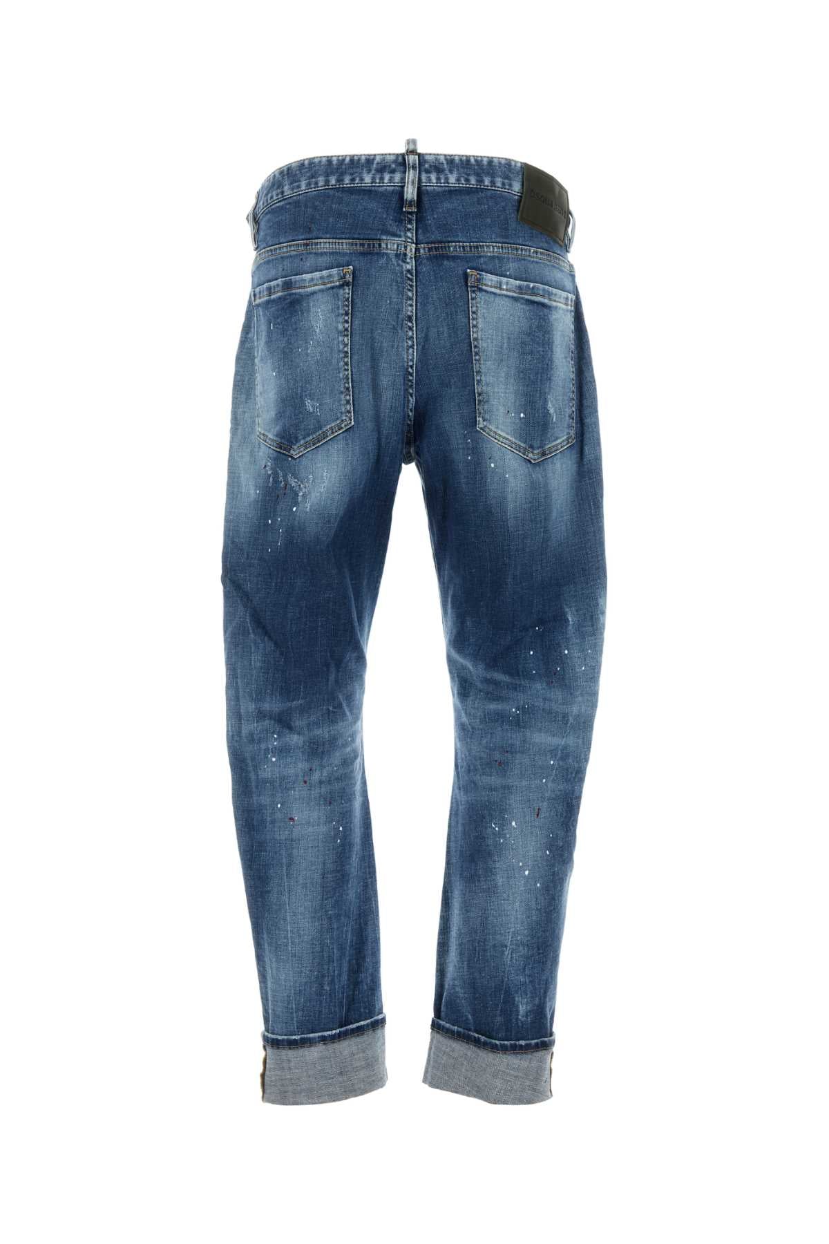 DSQUARED Men's Stretch Denim Big Brother Jeans