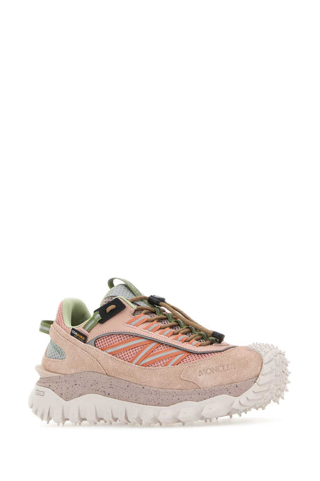 MONCLER Multicolor Fabric and Leather Trailgrip Sneaker for Women