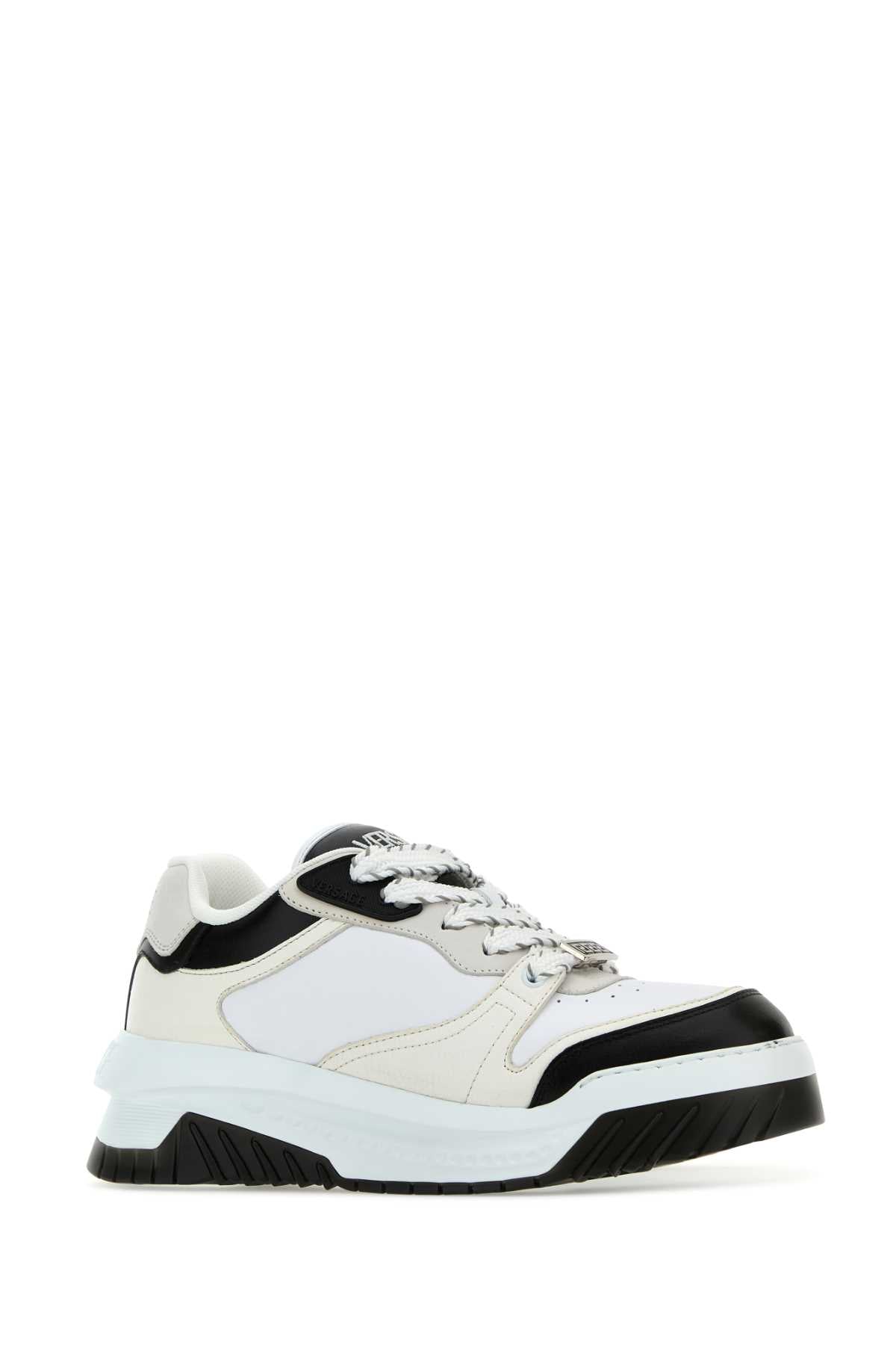 VERSACE Multicolor Leather Odissea Sneaker - Men's Size Available