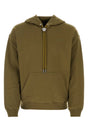 VERSACE Army Green Cotton Sweatshirt for Men