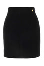 BALMAIN Chic Black Viscose Mini Skirt