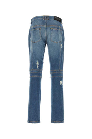 BALMAIN Stretch Denim Jeans for Men - 24W