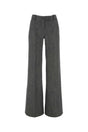 ERMANNO SCERVINO Embroidered Wide-Leg Pant in Wool Blend