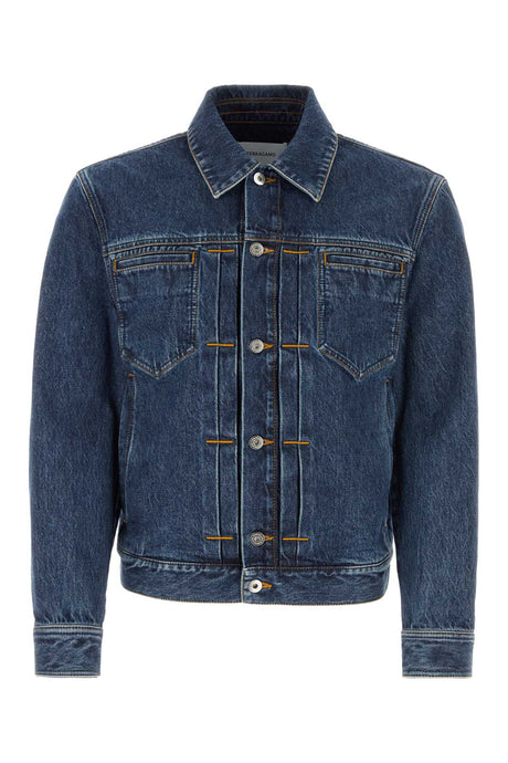 SALVATORE FERRAGAMO Classic Denim Jacket for Men - Size M