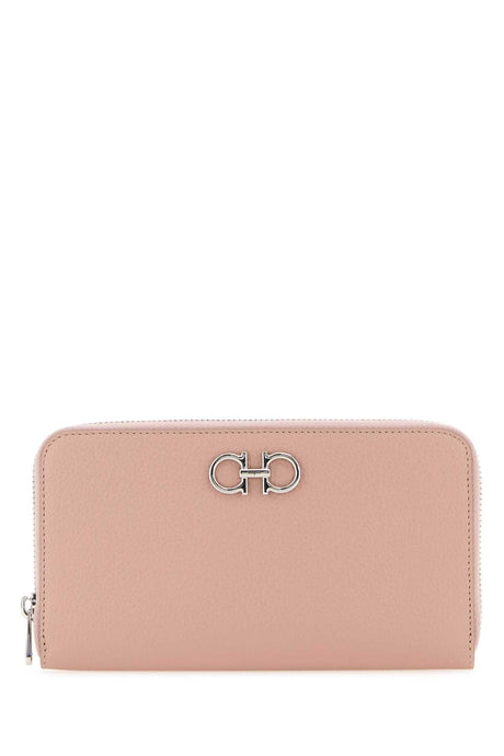 SALVATORE FERRAGAMO Mini Pink Leather Wallet