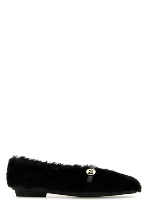 SALVATORE FERRAGAMO Shearling Noella Ballerinas for Women