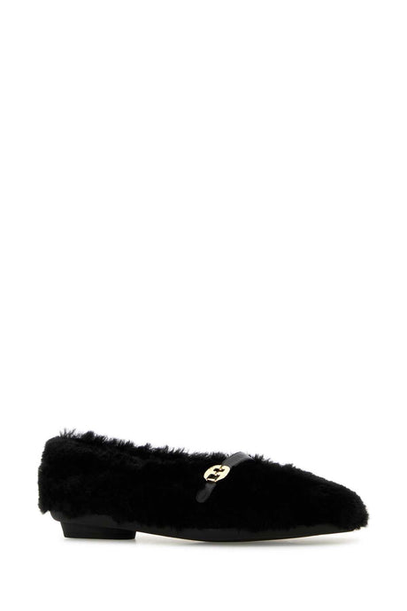 SALVATORE FERRAGAMO Shearling Noella Ballerinas for Women