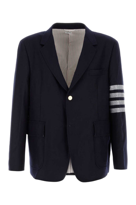 THOM BROWNE Men's Wool Blend Blazer - Classic Fit