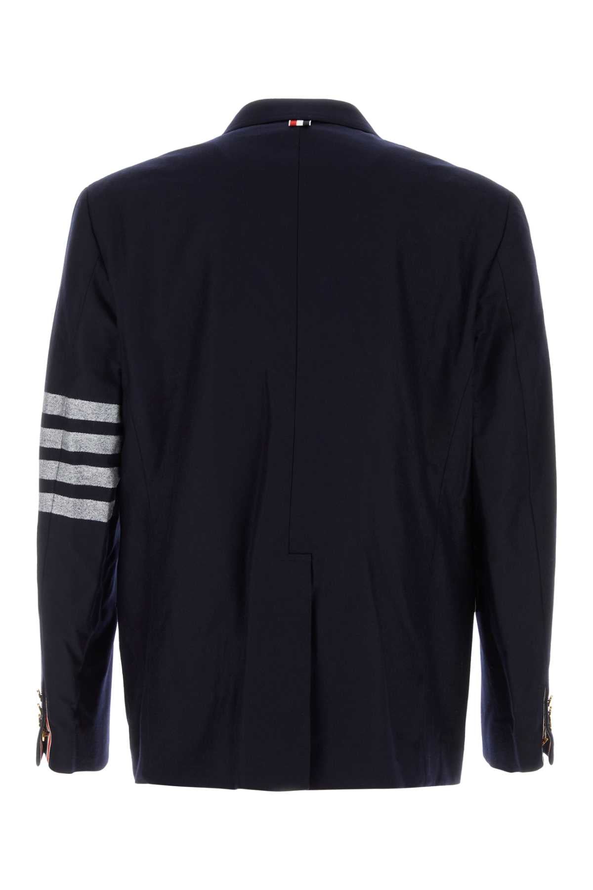 THOM BROWNE Men's Wool Blend Blazer - Classic Fit