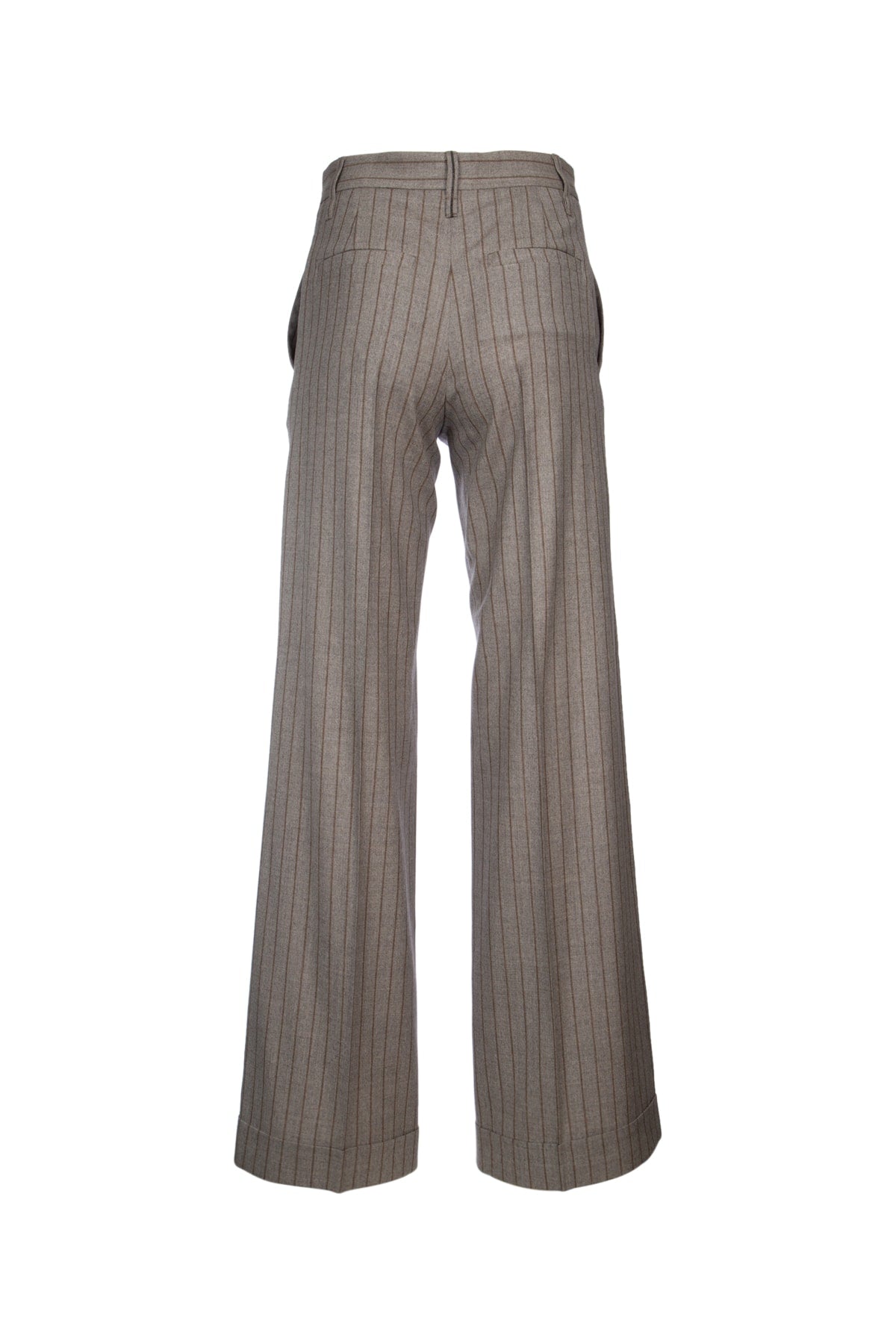 BRUNELLO CUCINELLI Elegant High-Waisted Trousers