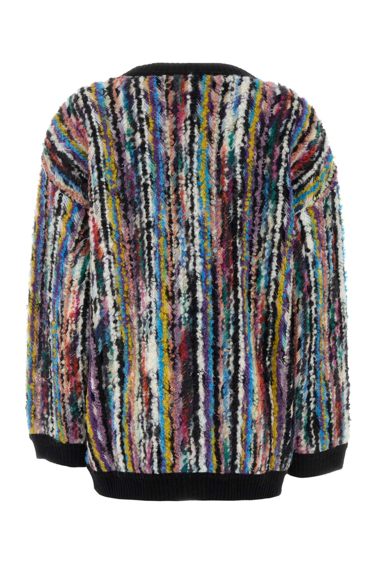 MISSONI Oversized Multicolor Boucle Cardigan