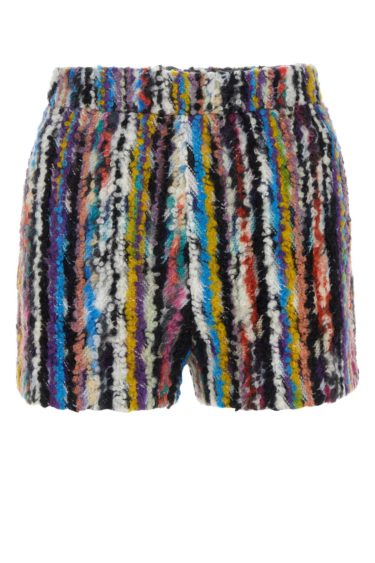 MISSONI Embroidered Wool Blend Mini Shorts for Women