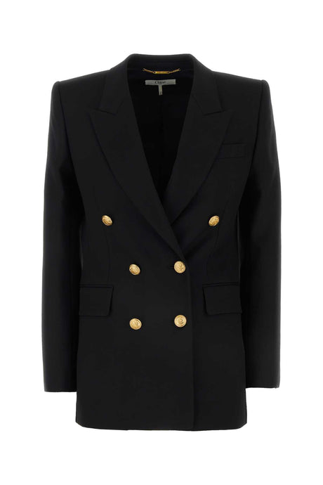 CHLOE Sophisticated Black Wool Blazer