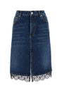 STELLA McCARTNEY Women's Classic Denim Mini Skirt