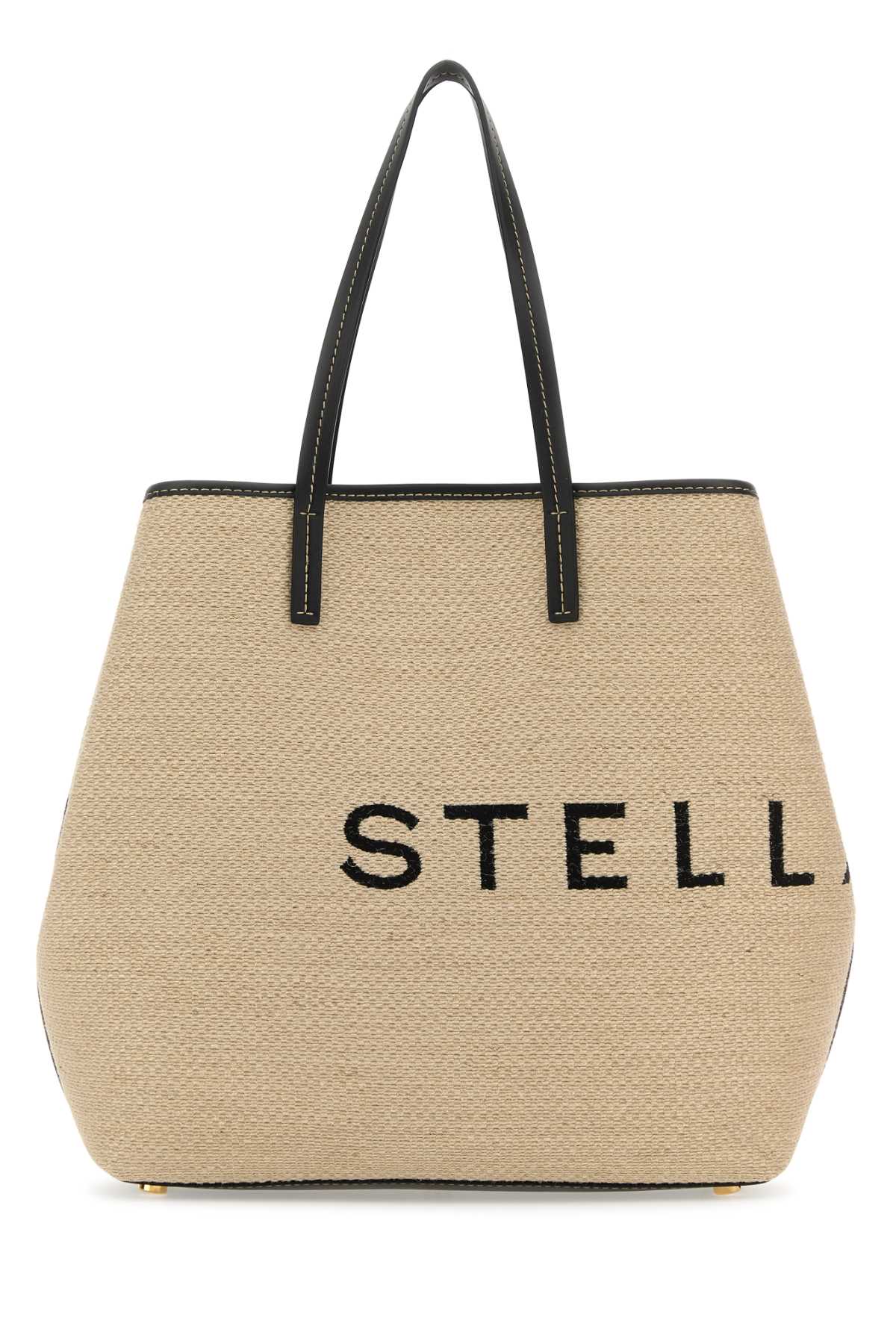 STELLA McCARTNEY Raffia Logo Shopping Handbag - 33x34x18 cm