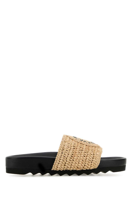 STELLA McCARTNEY Raffia Elyse Mini Slippers for Women