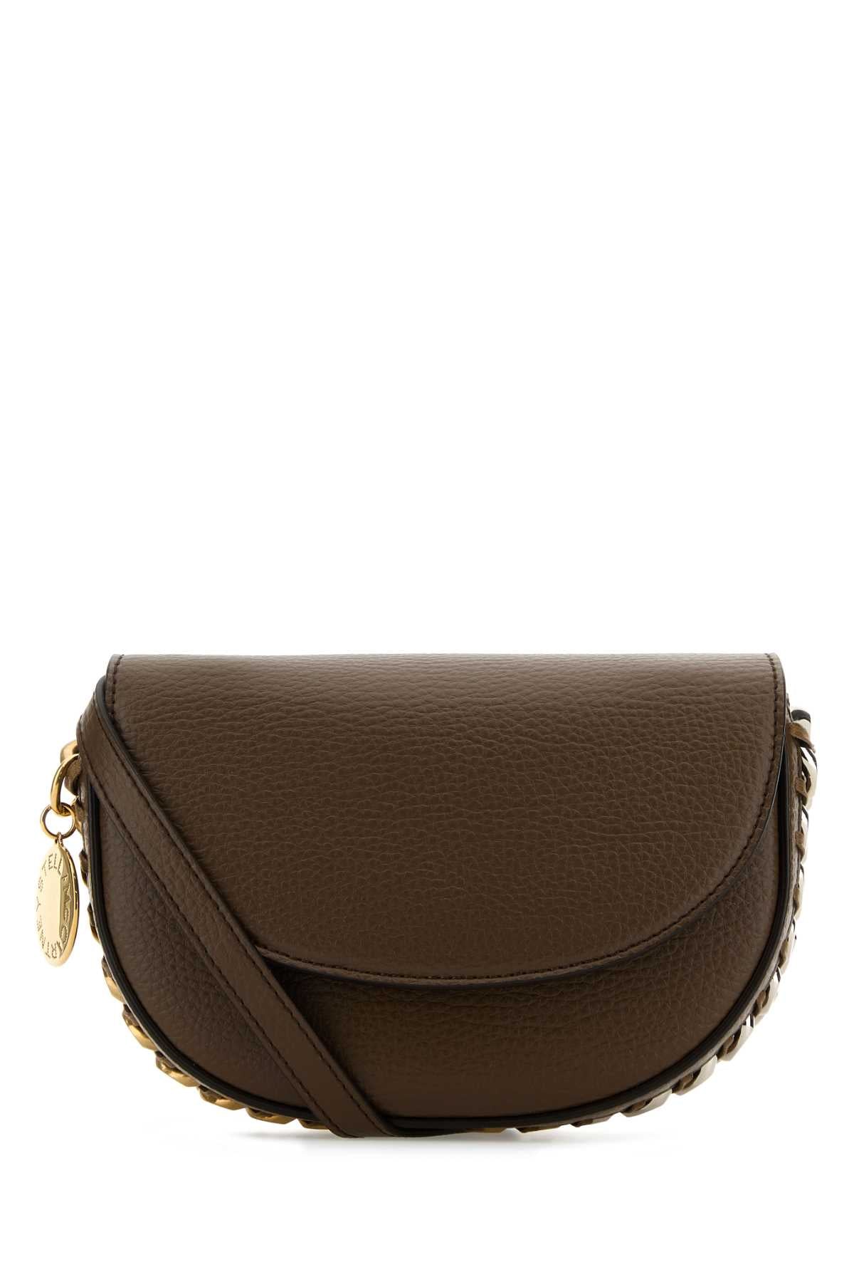 STELLA McCARTNEY Mini Brown Alter Mat Shoulder Handbag