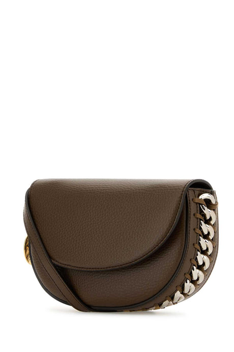 STELLA McCARTNEY Mini Brown Alter Mat Shoulder Handbag