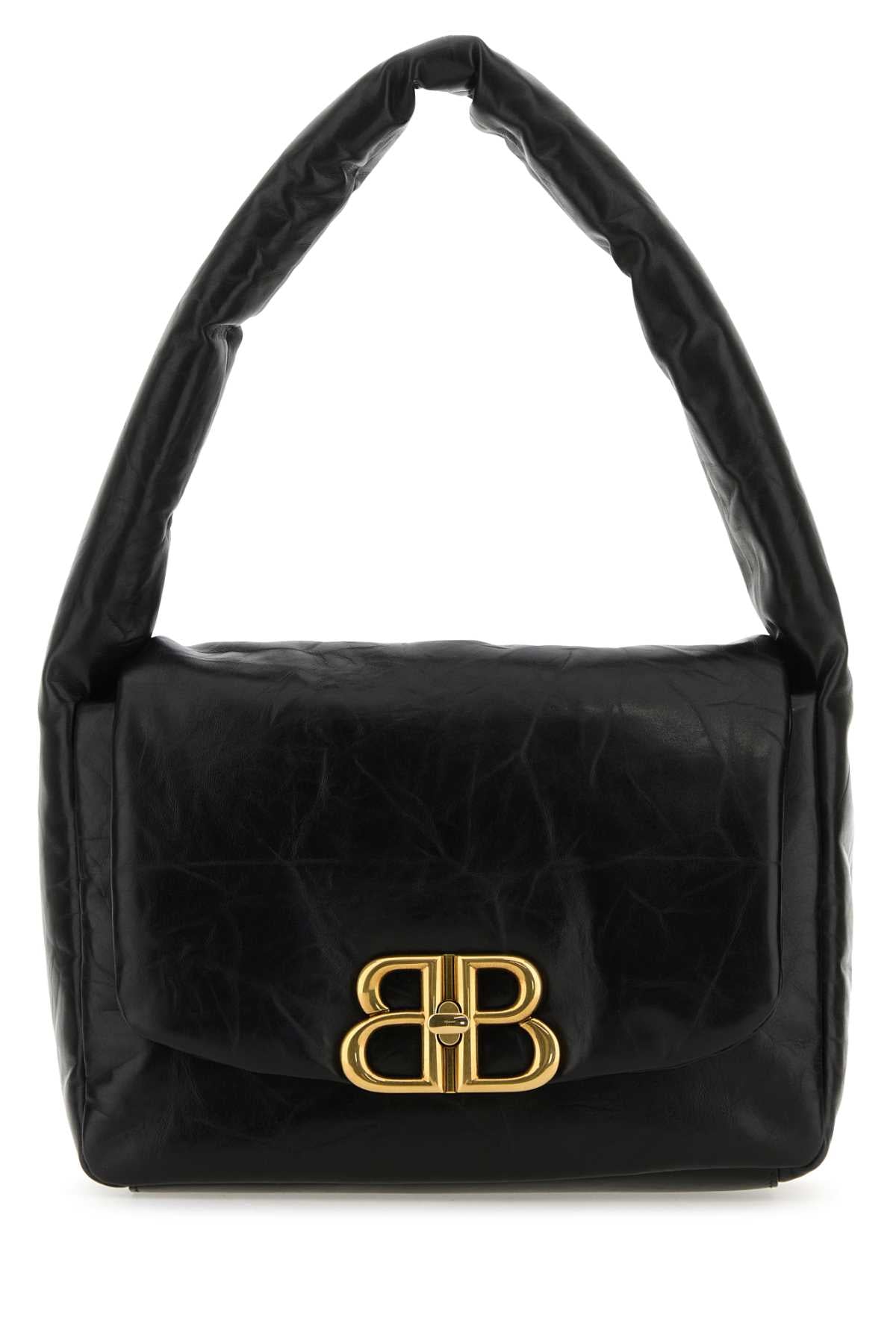 BALENCIAGA Mini Nappa Leather Shoulder Handbag