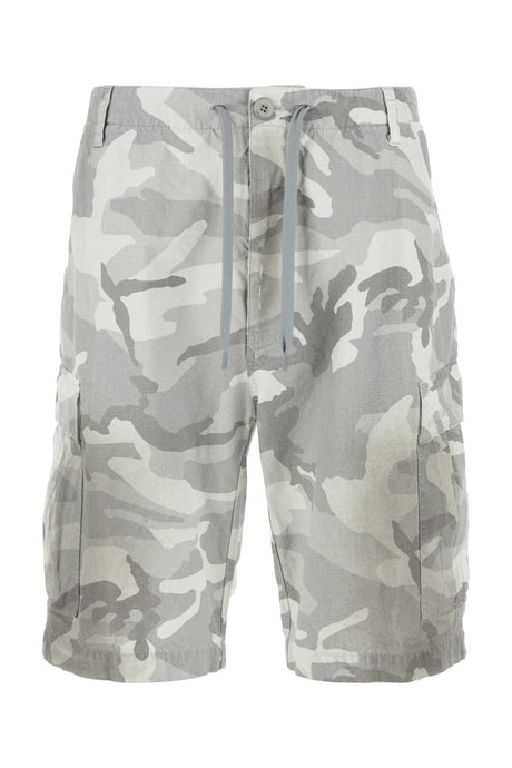 BALENCIAGA Graphic Cotton Bermuda Shorts for Men