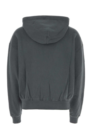 DOLCE & GABBANA Charcoal Cotton Sweatshirt for Men