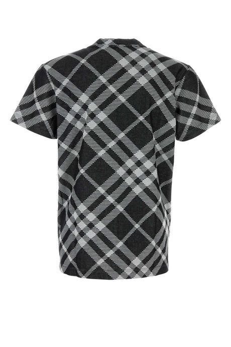 BURBERRY Printed Stretch Cotton Blend T-Shirt for Men