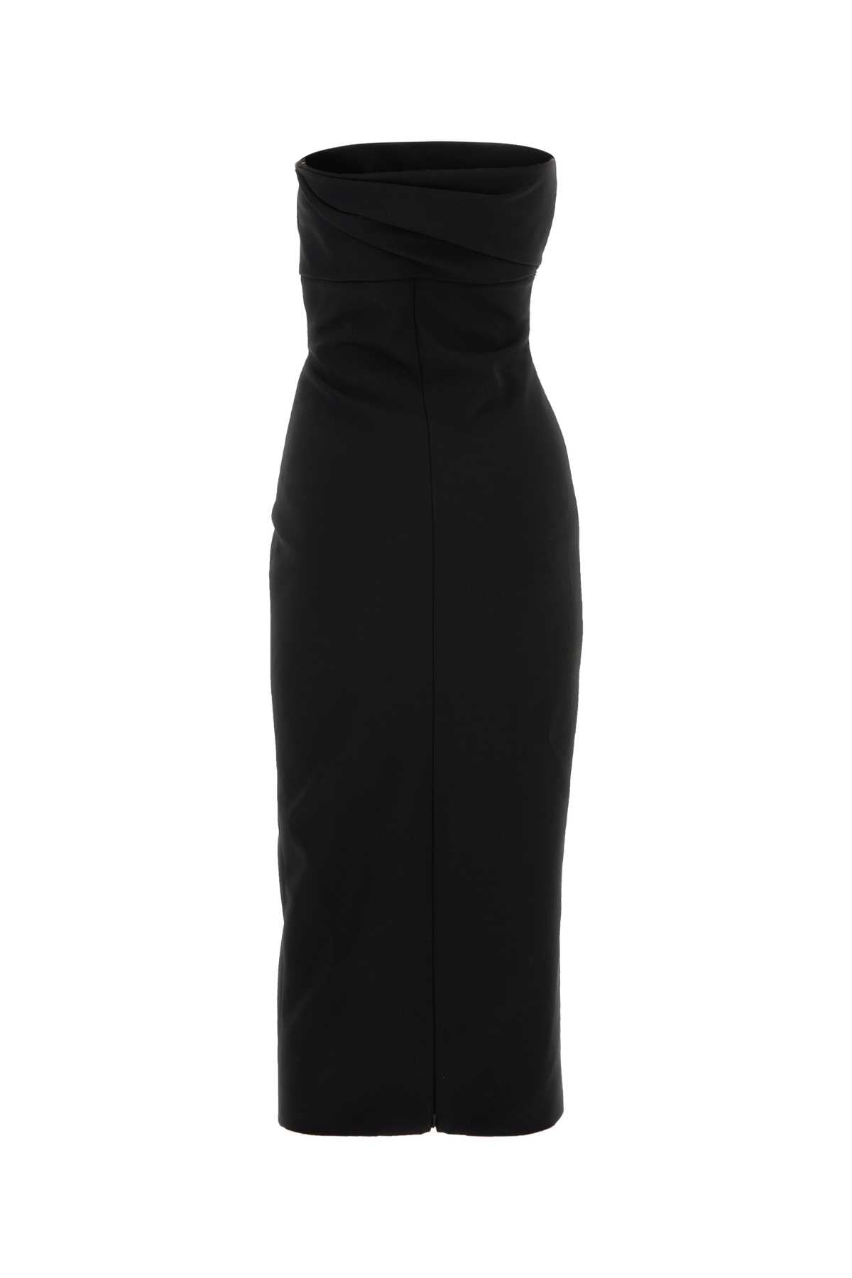 PHILOSOPHY DI LORENZO SERAFINI Chic Black Polyester Blend Dress for Women