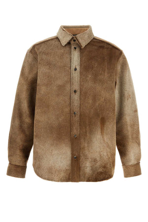 LOEWE Premium Leather Textured Hair Shirt